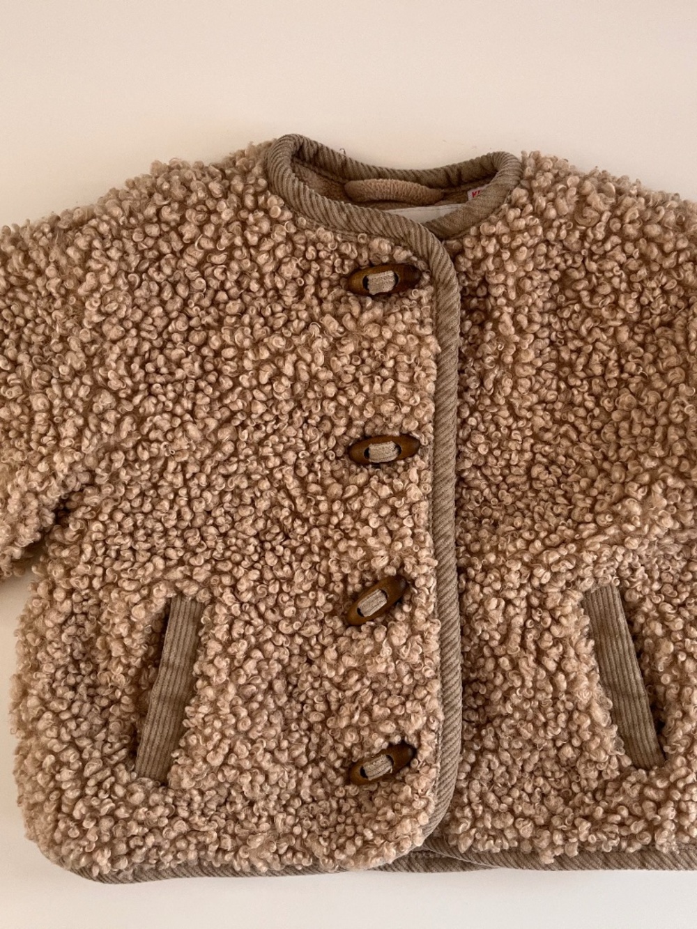 Faux shearing jacket
